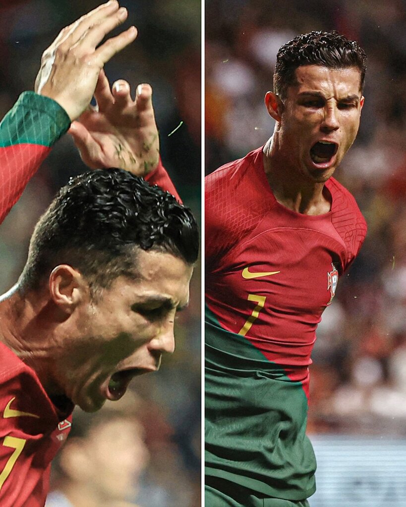 عکس | خداحافظی رونالدو با چشم کبود از یک جام! | خشم کریس پس از ناکامی لحظه آخری پرتغال