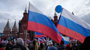 ببینید | تجمع شبانه و میلیونی روس‌ها در مسکو برای الحاق ۴ منطقه اوکراین به روسیه