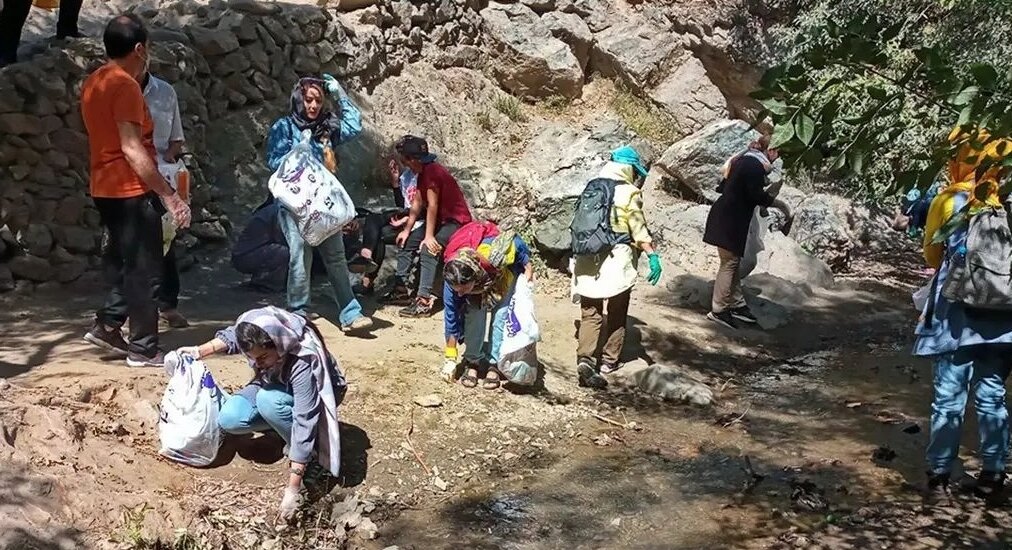 «رفتگران طبیعت» به میدان آمدند