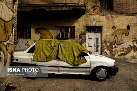 روپوش خودروها در گرمای خوزستان