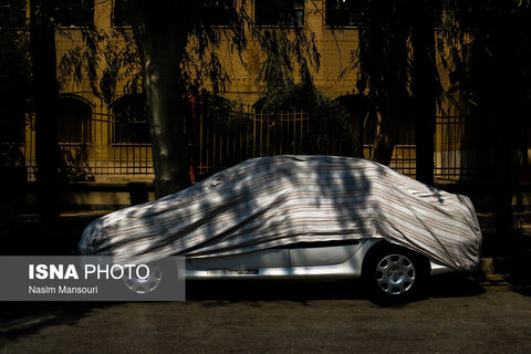 روپوش خودروها در گرمای خوزستان