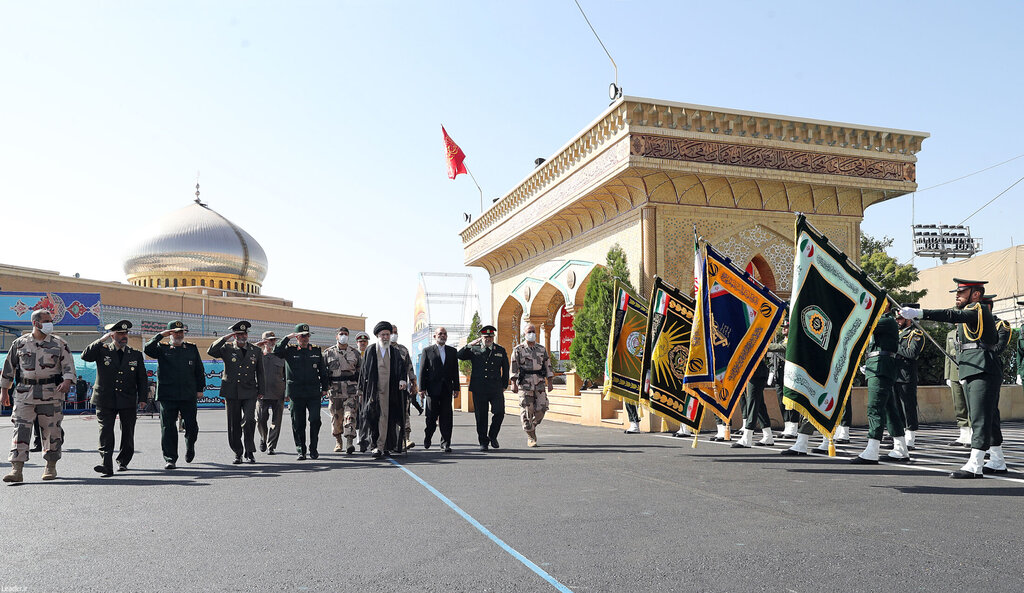 حضور حضرت آیت‌الله خامنه‌ای در مراسم مشترک دانش‌آموختگی دانشجویان دانشگاه‌های نیروهای مسلح