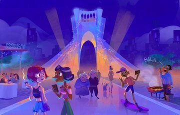 تصویر و نقشه؛ فردای «ایران آزاد» چه شکلی است؟