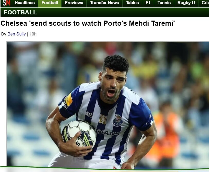 عکس | طمع باشگاه بزرگ انگلیسی برای جذب طارمی | انتقال ستاره پورتو بعد از خرید مهاجم بارسلونا