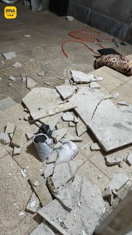 تصاویری از خسارت‌های زلزله ۵.۴ ریشتری خوی در آذربایجان غربی