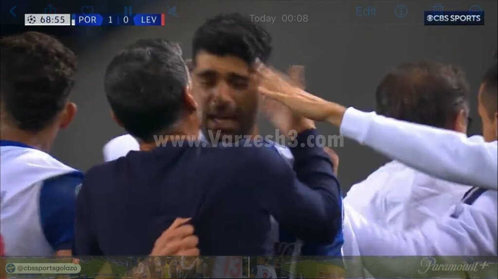 فریم به فریم با شادی معنادار طارمی پس از گل اول پورتو | خوشحالی ستاره ایرانی با چه کسی تقسیم شد!