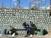 افزایش امنیت شهروندان با ساخت دیوارهای سنگی