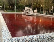 همه حوض‌های تهران به رنگ سرخ تغییر رنگ دادند؟ | واکنش یک مدیر شهرداری تهران