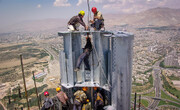 تصاویر دیدنی از روند ساخت بلندترین برج تهران | میلاد ۲۵ ساله شد