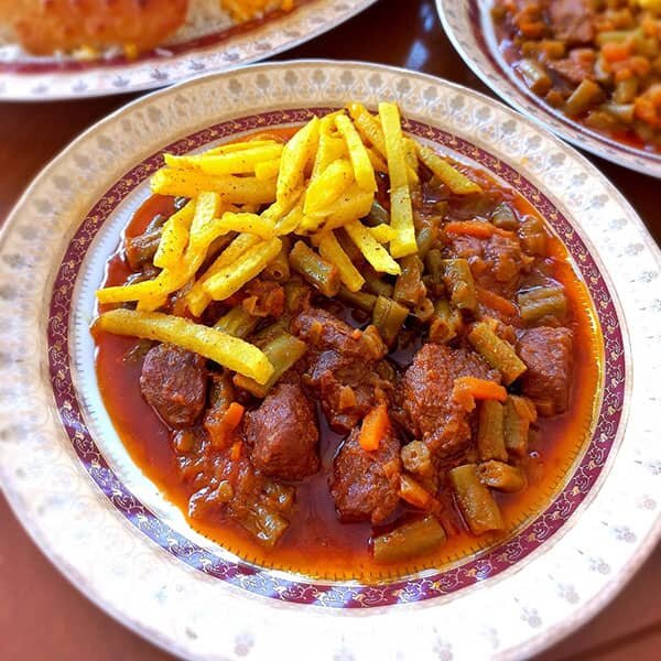 طرز تهیه خورش لوبیا سبز به روش رستورانی | نکات پخت خورش لوبیا سبز