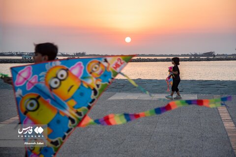 ساحل بادبادکها در بوشهر