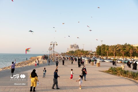 ساحل بادبادکها در بوشهر