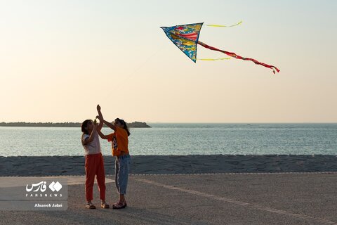 ساحل بادبادکها در بوشهر