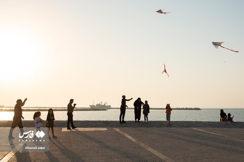 ساحل بادبادکها در بوشهر