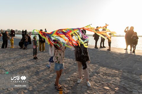 ساحل بادبادکها در بوشهر