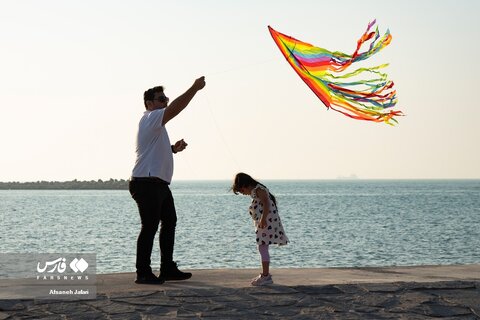 ساحل بادبادکها در بوشهر