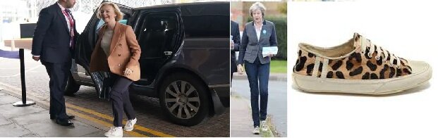 کفش پلنگی خانم سیاستمدار در محل کار!