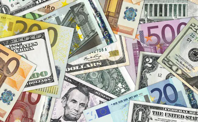 پول كشورهاي مختلف - ارز - دلار - يورو - اسكناس