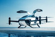 تصاویر پرواز خودروی پرنده X2 در نمایشگاه دبی | آینده حمل و نقل جهان