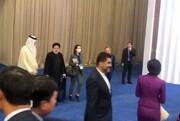 ببینید | گفت‌وگوی خصوصی رئیسی و امیر قطر در اجلاس سیکا