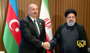 تصاویری از دیدار روسای جمهوری ایران و آذربایجان