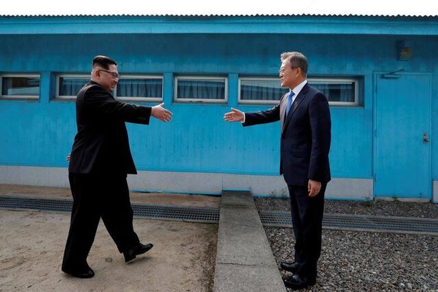 دیدار رهبران کره شمالی و کره جنوبی