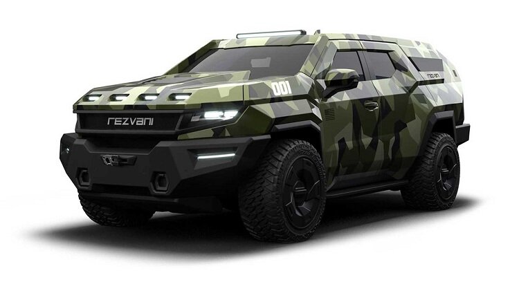 تصاویری از هیولای جدید رضوانی | جنگنده خیابانی با آپشنهای متعدد