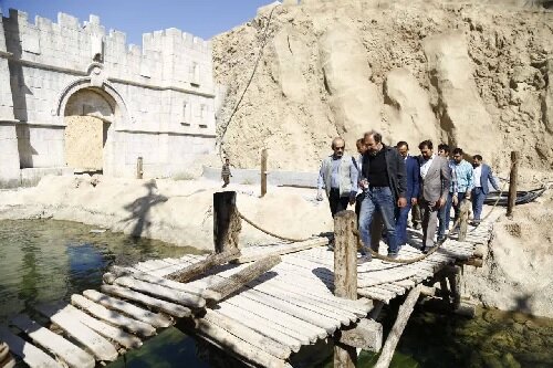 بازدید رئیس رسانه ملی از پشت صحنه سریال «سلمان» | جبلی: «سلمان» مصداق جهاد تبیین است
