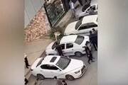 تصاویر لحظه چاقو خوردن یک مامور پلیس در ایلام | تصاویر تلخی که اغتشاشگران رقم زدند
