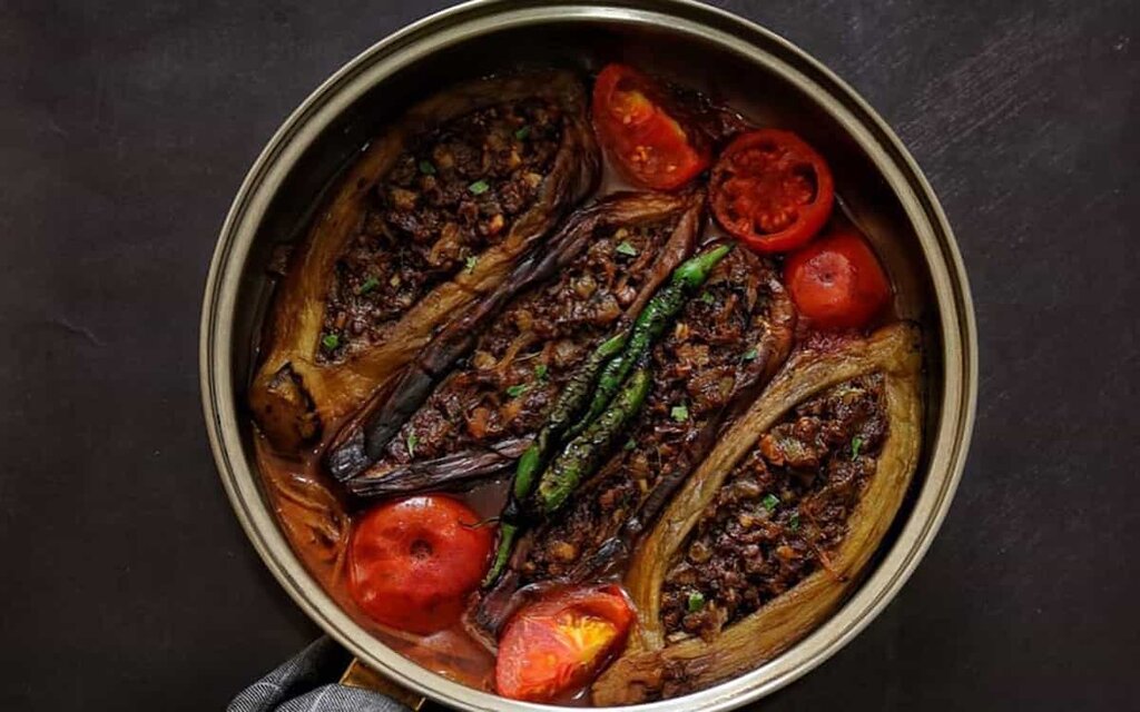 طرز تهیه بادمجان کباب شمالی بدون گوشت | چگونه تلخی بادمجان را بگیریم ؟