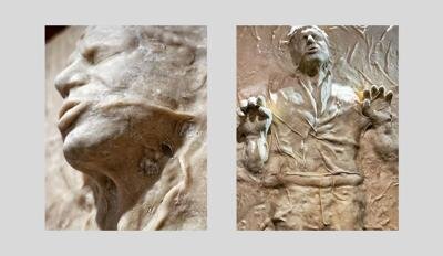 تصاویر | نانوایی که جنگ ستارگان را پخت! | مجسمه ۲ متری از نان را ببینید