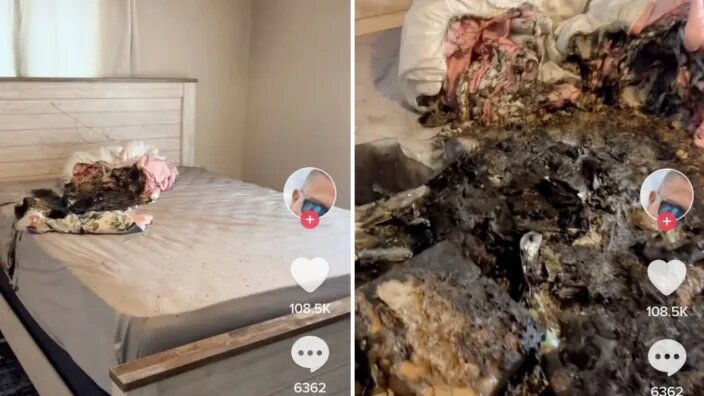 تصویر حمله اشباح به یک آپارتمان اجارهای | اتفاقی که کاربران فضای مجازی را شوکه کرد