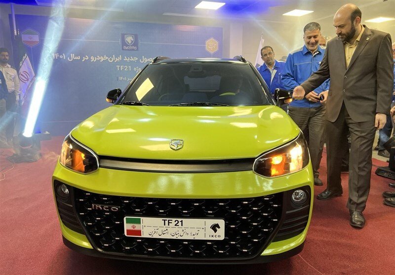  تصاویر خودروی جدید ایران خودرو را ببینید | تی اف ۲۱ جایگزین ۲۰۶ می‌شود