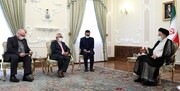 تصاویر؛ دیدار رئیسی با سلمان الفاریسی | همکاری موثر با سازمان‌های منطقه‌ای اولویت سیاست خارجی ایران است