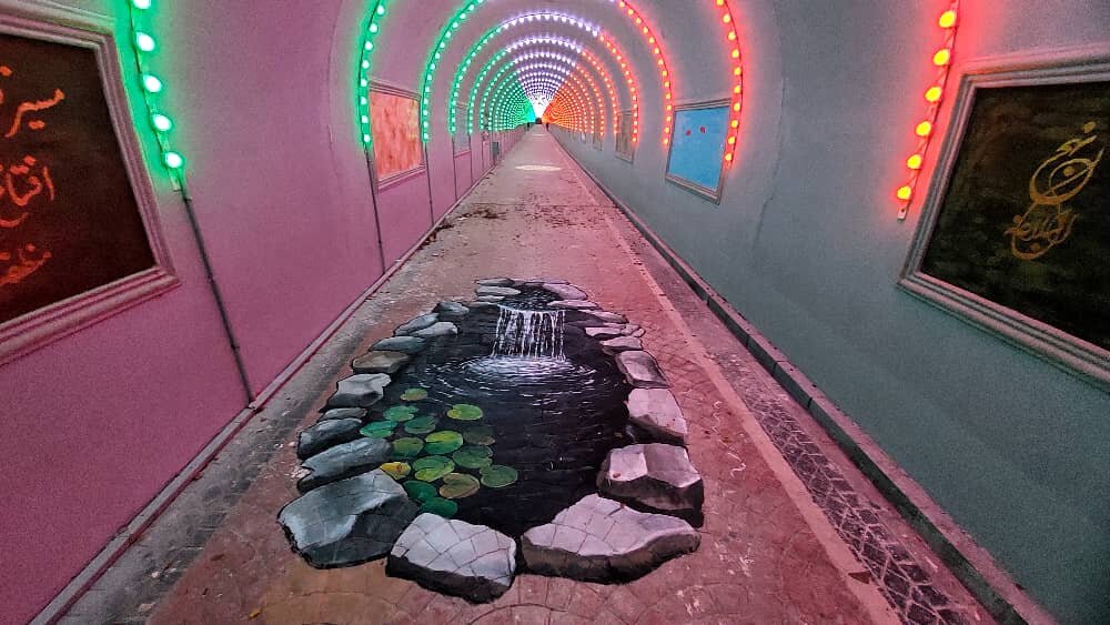 تصاویر | نقشهای نوستالژیک در ته دره غرب پایتخت را ببینید