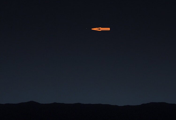 زمین در آسمان شب مریخ | همه ما این نقطه نورانی هستیم!