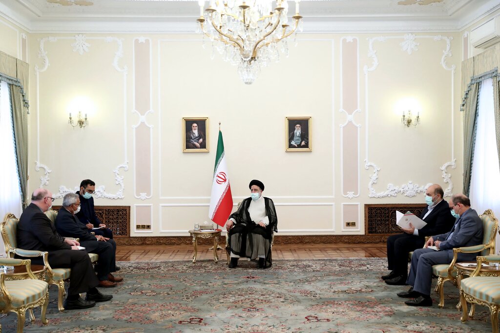 تصاویر؛ دیدار رئیسی با سلمان الفاریسی | همکاری موثر با سازمان‌های منطقه‌ای اولویت سیاست خارجی ایران است