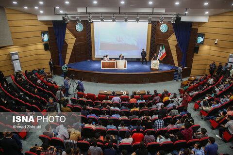 تصاوير حضور سخنگوی دولت در دانشگاه قم