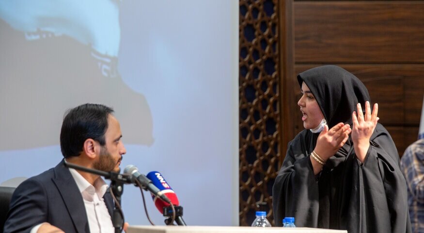 تصاویر حضور سخنگوی دولت در دانشگاه قم