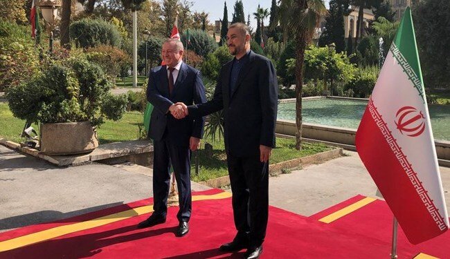 عکس | استقبال امیرعبداللهیان از وزیر خارجه بلاروس