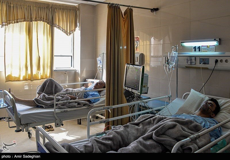 تصاویر مصدومین حادثه تروریستی شیراز در بیمارستان
