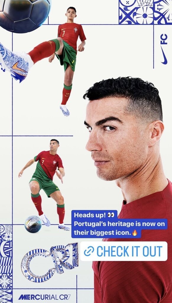 تصاویر | کفش ویژه برای آخرین حضور رونالدو جام جهانی