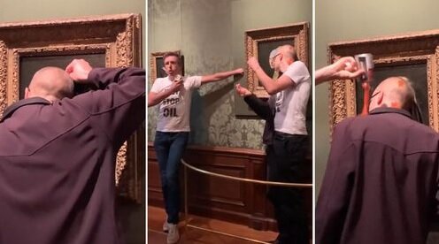 عکس | حمله سوم معترضان در یک ماه | دختری با گوشواره مروارید هدف حمله جدید