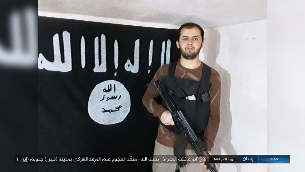 عکسی که داعش از تروریست حرم شاهچراغ منتشر کرد