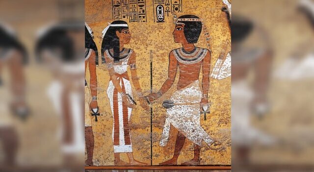 تخت‌خواب طلاکاری‌شده فرعون که با خود به گور برد