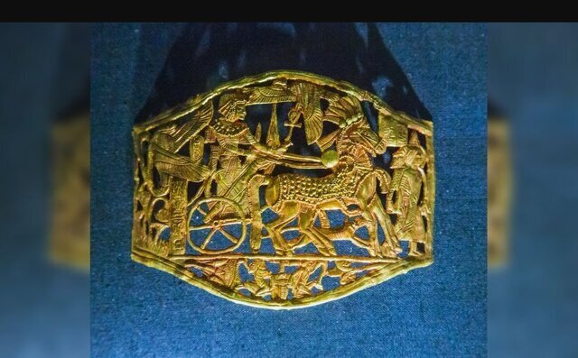 تصاویر | تختخواب طلاکاریشده که فرعون با خود به گور برد