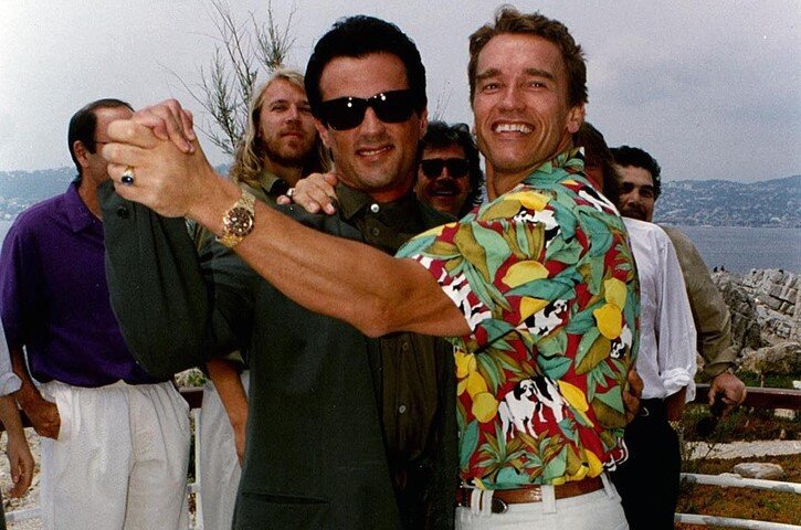 آرنولد و سیلوستر استالونه؛ چطور دشمنان قسمخورده تبدیل به دوستان عزیزتر از جان شدند؟ آرنولد/ سیلوستر استالونه