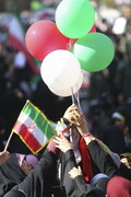 گزارش تصویری | حضور پرشور مردم در راهپیمایی یوم الله ۱۳ آبان