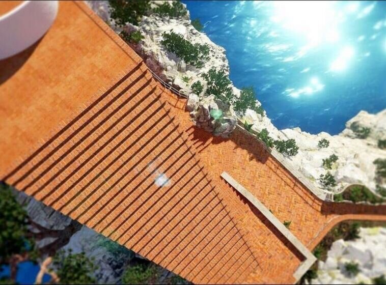 تصاویر خانهای عجیب روی دماغه یک صخره! | خانه خاص و زیبای نویسنده مشهور ایتالیایی را ببینید