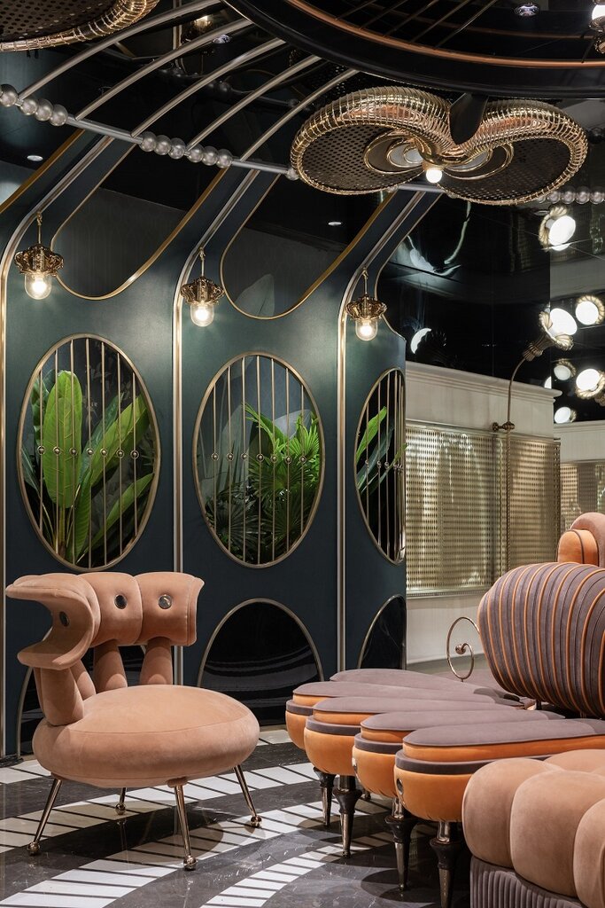 تصاویر زیباترین و لوکسترین دستشویی عمومی جهان | شکوه معماری در طبقه ششم یک مرکز خرید